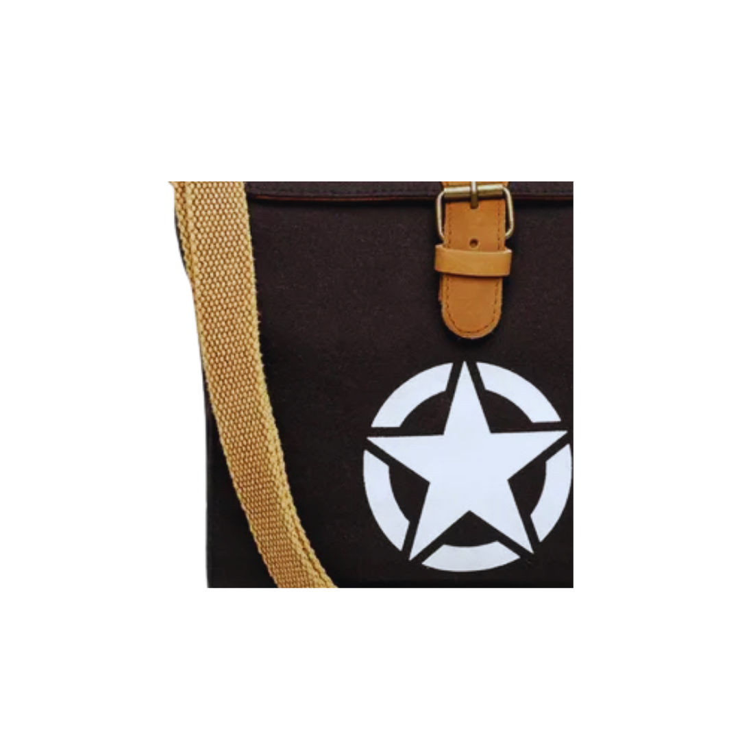 Black Unisex Compact Messenger Bag for Everyday Use 192